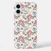 Schattigee Halloween Ghosts en Skulls Pattern Case-Mate iPhone Case (Achterkant)
