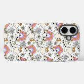 Schattigee Halloween Ghosts en Skulls Pattern Case-Mate iPhone Case (Achterkant (horizontaal))