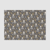 Schattigee Halloween Ghosts Kant - Goud Tissuepapier (Voorkant)