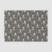 Schattigee Halloween Ghosts Kant - Groen Tissuepapier (Voorkant)