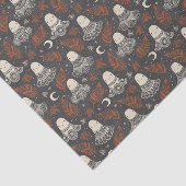 Schattigee Halloween Ghosts Kant - Rust Tissuepapier (Detail)