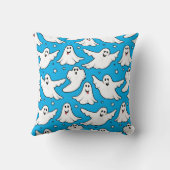 Schattigee Halloween Ghosts Lachen en Glimlachen Kussen (Achterkant)