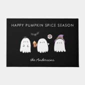 Schattigee Halloween Ghosts Pumpkin Spice Season Deurmat (Voorkant)