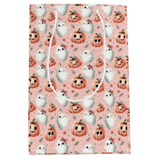 Schattigee Halloween Gift Bag Medium Cadeauzakje (Voorkant)