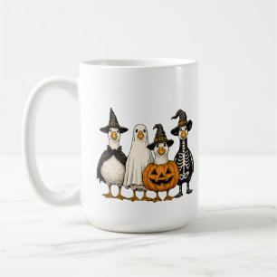 Schattigee Halloween Goose Kostuums Witch Ghost Koffiemok