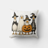 Schattigee Halloween Goose Kostuums | Witch Ghost  Kussen (Voorkant)
