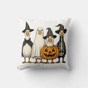 Schattigee Halloween Goose Kostuums   Witch Ghost  Kussen
