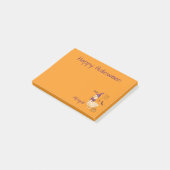 Schattigee Halloween Goose Post-it® Notes (Schuin)