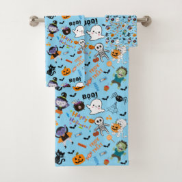 Schattigee Halloween handdoek set