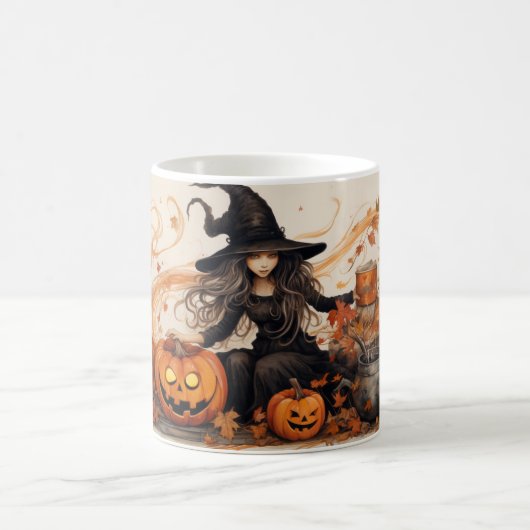 Schattigee Halloween Heks 50 Mok (Center)