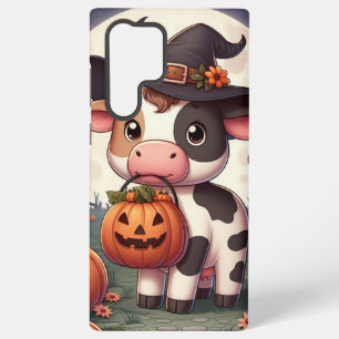 Schattigee Halloween heks koe Samsung Galaxy Hoesje
