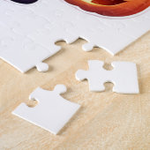 Schattigee Halloween Heksenpuzzel - Meisje met Pum Legpuzzel (Zijkant)