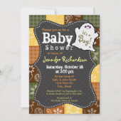 Schattigee Halloween, Herfst, Baby shower Uitnodig Kaart (Voorkant)