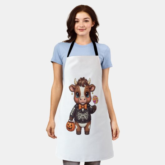 Schattigee Halloween Highland Koe Schort (Gedragen)