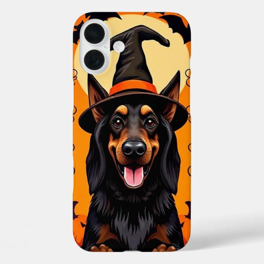 Schattigee Halloween hond Case-Mate iPhone Case (Achterkant)