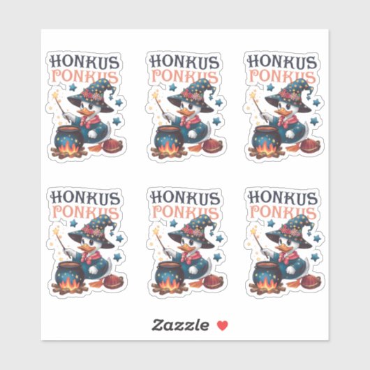 Schattigee Halloween Honkus Ponkus Sticker (Vel)