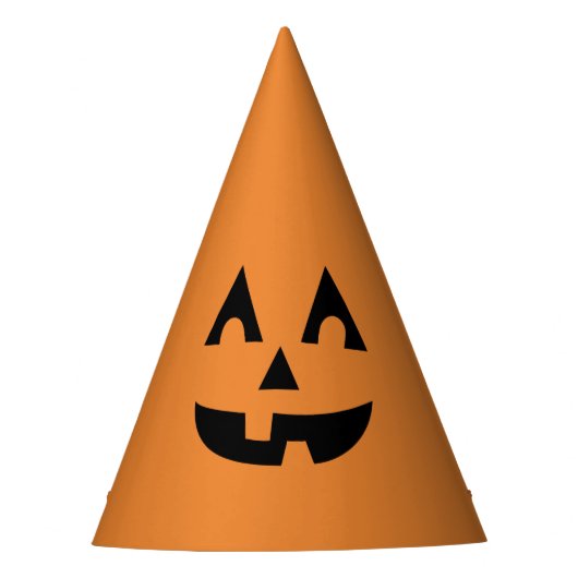 Schattigee Halloween Jack O Lantern Pompoen Kinder Feesthoedjes (Voorkant)
