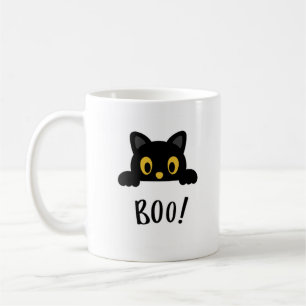Schattigee Halloween Kat Koffie Mok Ontwerp