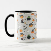 Schattigee Halloween katten en geesten Mok (Links)