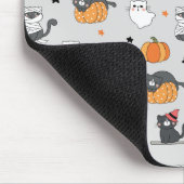 Schattigee Halloween katten en geesten Muismat (Hoek)