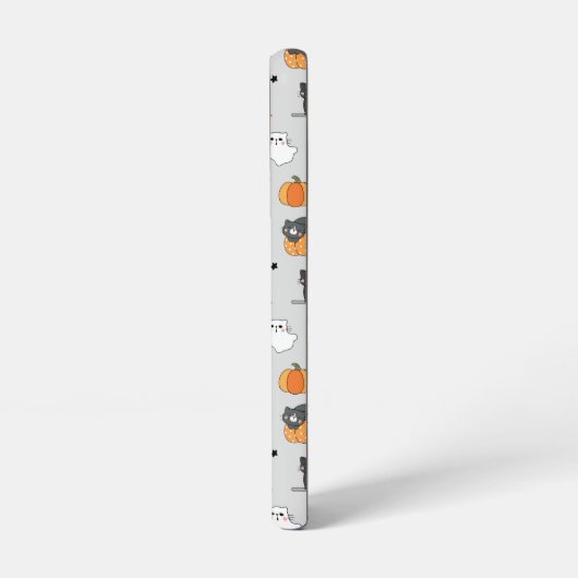 Schattigee Halloween katten en geesten Samsung Galaxy Hoesje (Linkerkant)