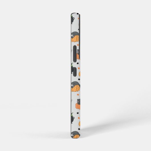 Schattigee Halloween katten en geesten Samsung Galaxy Hoesje (Rechterkant)