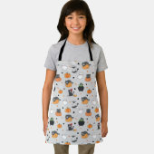 Schattigee Halloween katten en geesten Schort (Insitu)