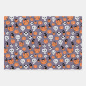 Schattigee Halloween katten en schedels Spooky Inpakpapier Vel (Voorkant 3)