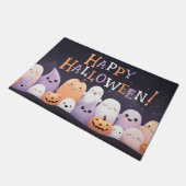 Schattigee Halloween Kawaii Ghost Deurmat (Schuin)