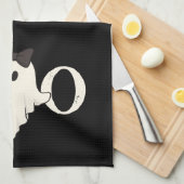 Schattigee Halloween Keuken Handdoeken - "Boe" Gho (Quarter Fold)