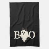 Schattigee Halloween Keuken Handdoeken - "Boe" Gho (Verticaal)