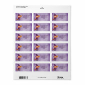 Schattigee Halloween Kind Kostuum Party Witch Etiket (Full Sheet)