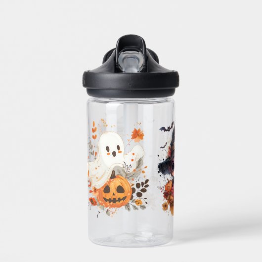 Schattigee Halloween Kind-sized waterfles (Voorkant)