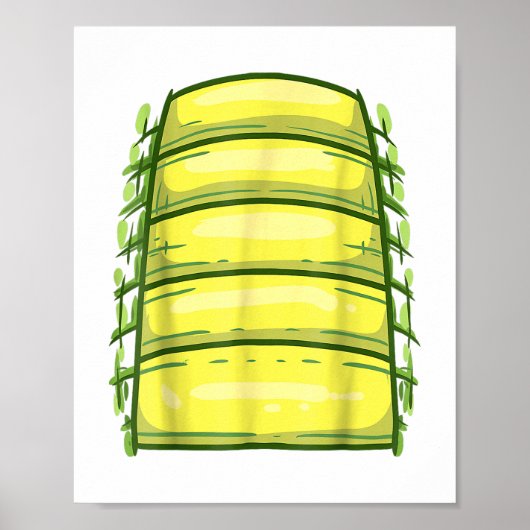 Schattigee Halloween Kinder Front Alligator Buikkr Poster (Voorkant)