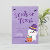 Schattigee Halloween Kinder Kinderen Kaart (Staand voorkant)