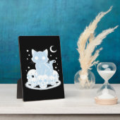 Schattigee Halloween Kitten Cat Gotische Esthetisc Fotoplaat (Zijkant)