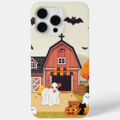 Schattigee Halloween koe en boerderij Case-Mate iPhone Case (Achterkant)