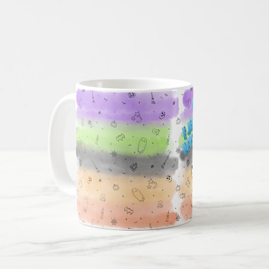 Schattigee Halloween! 👻 Koffiemok (Voorkant links)