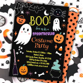 Schattigee Halloween Kostuum Feestuitnodiging Kaart