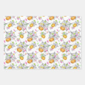 Schattigee Halloween Kostuumdieren Treats Inpakpapier Vel (Voorkant 2)