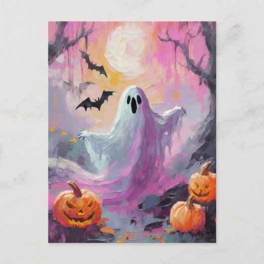Schattigee Halloween kunst Briefkaart (Voorkant)