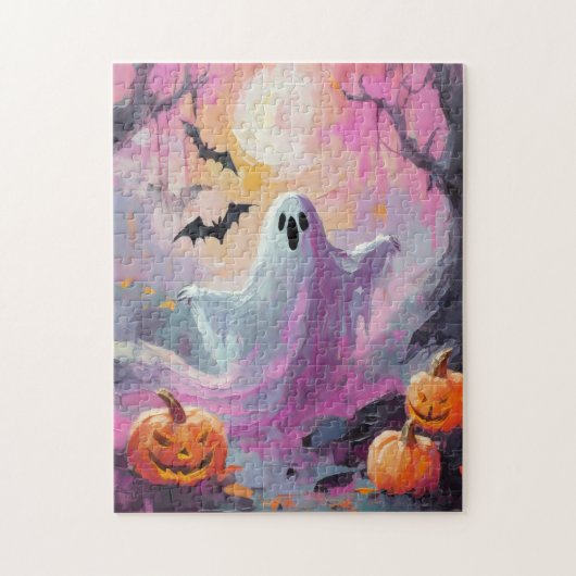 Schattigee Halloween kunst Legpuzzel (Verticaal)