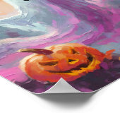 Schattigee Halloween kunst Poster (Hoek)