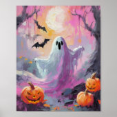 Schattigee Halloween kunst Poster (Voorkant)