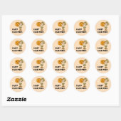 Schattigee  Halloween kunst Ronde Sticker (Vel)