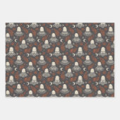 Schattigee Halloween Lace Ghosts Set van drie Inpakpapier Vel (Voorkant 3)