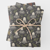 Schattigee Halloween Lace Ghosts Set van drie Inpakpapier Vel (In situ)