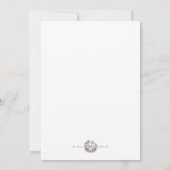 Schattigee Halloween Little Boo Baby shower uitnod Kaart (Achterkant)