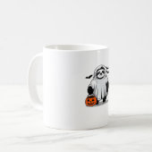 Schattigee Halloween Luiaard T-Shirt Schattig en S Koffiemok (Voorkant links)