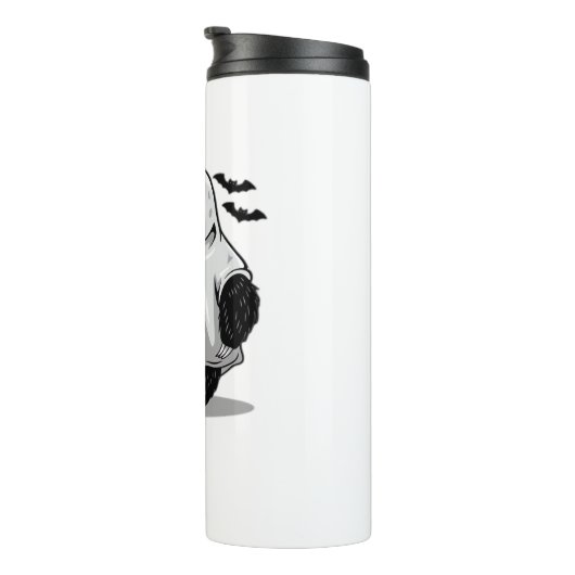 Schattigee Halloween Luiaard T-Shirt Schattig en S Thermosbeker (Geroteerd rechts)